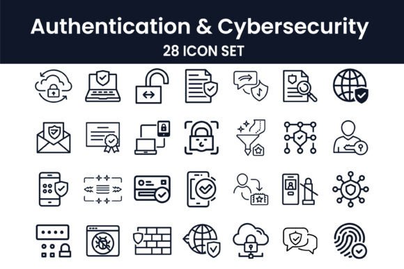Authentication and Cybersecurity Icons: Enhancing Digital Trust Through Visual Clarity
