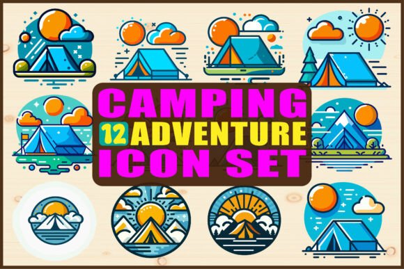 How the Camping Adventure Icon Set Enhances Design Projects and Creative Workflows