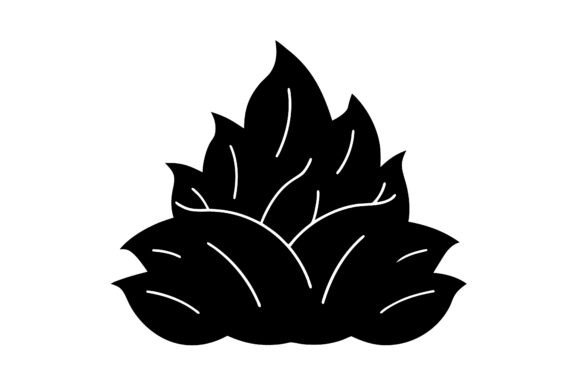 Leaf Pile Clip Art Black Silhouette: A Minimalist Design Essential