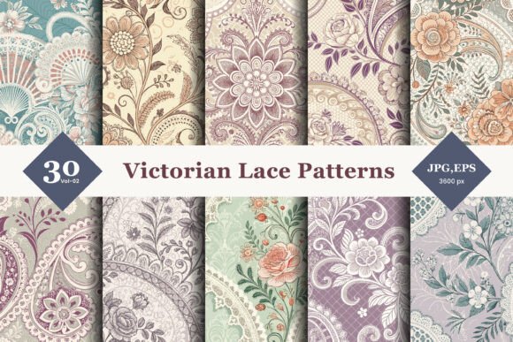 Vintage Lace Patterns for Elegant Design Projects