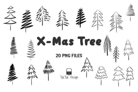 Xmas Tree PNG Clipart for Creative Projects